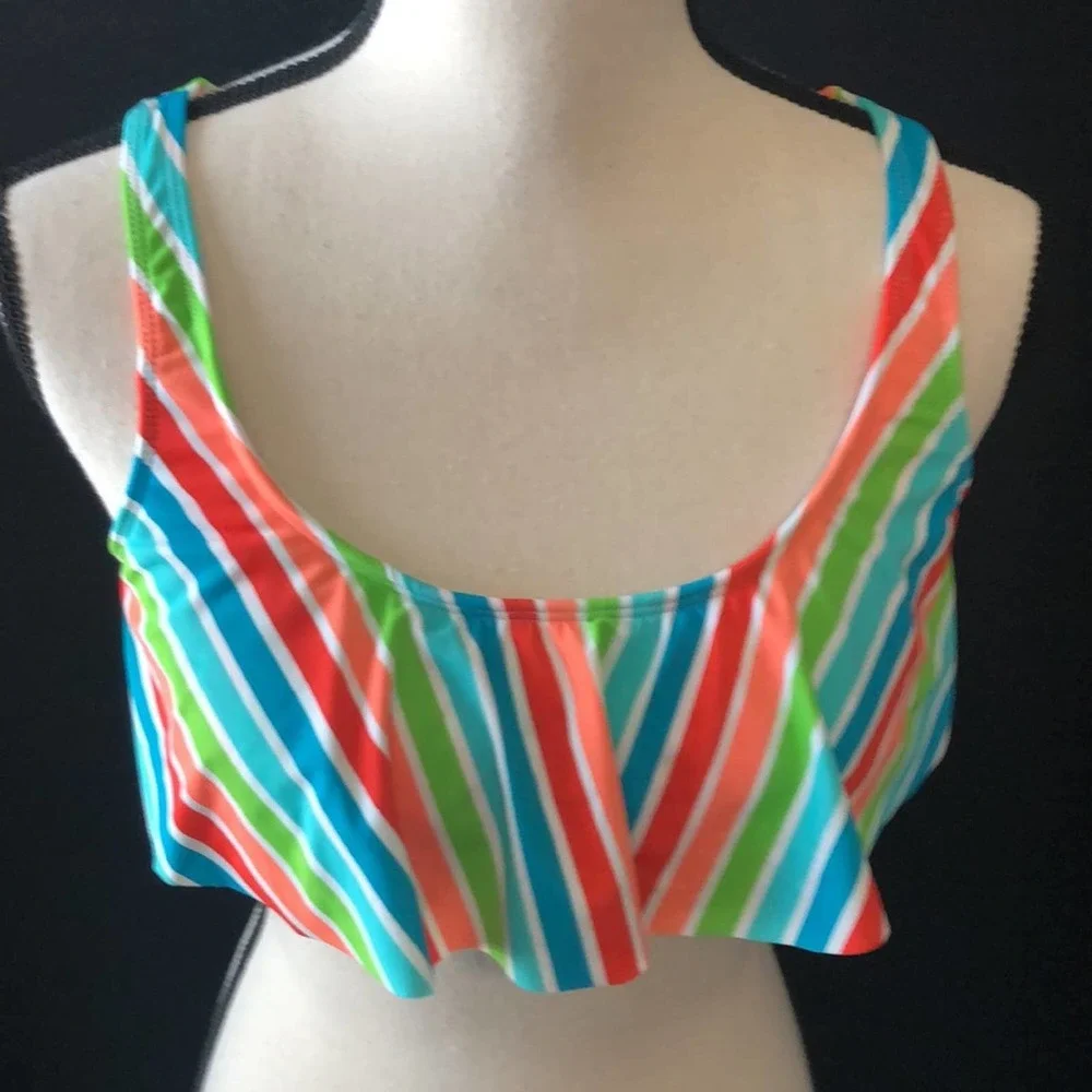 Bikini Lab multi colored top, small - Picture 4 of 9